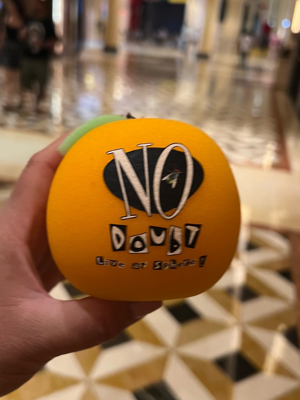 No Doubt Plush Orange Sphere Las Vegas